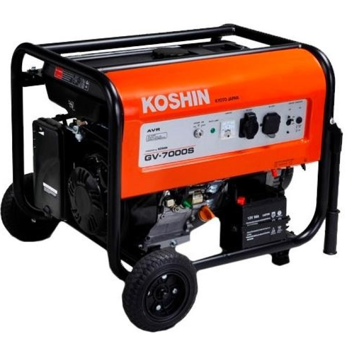 Бензиновий генератор Koshin GV-7000S-BAC (5.5 кВт) (0658553)