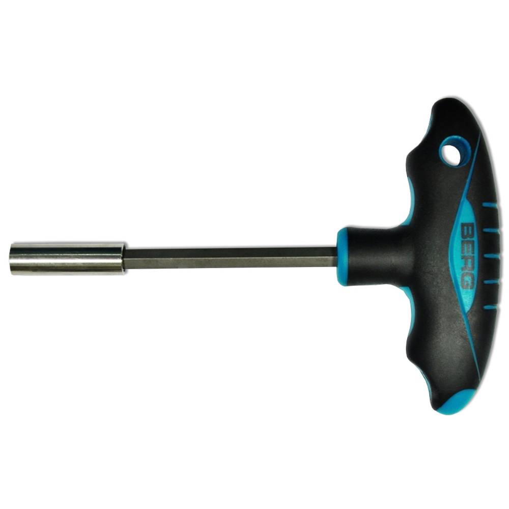 Викрутка - тримач насадок, S2, Т-подібна ручка,магнітна Berg | 47-256