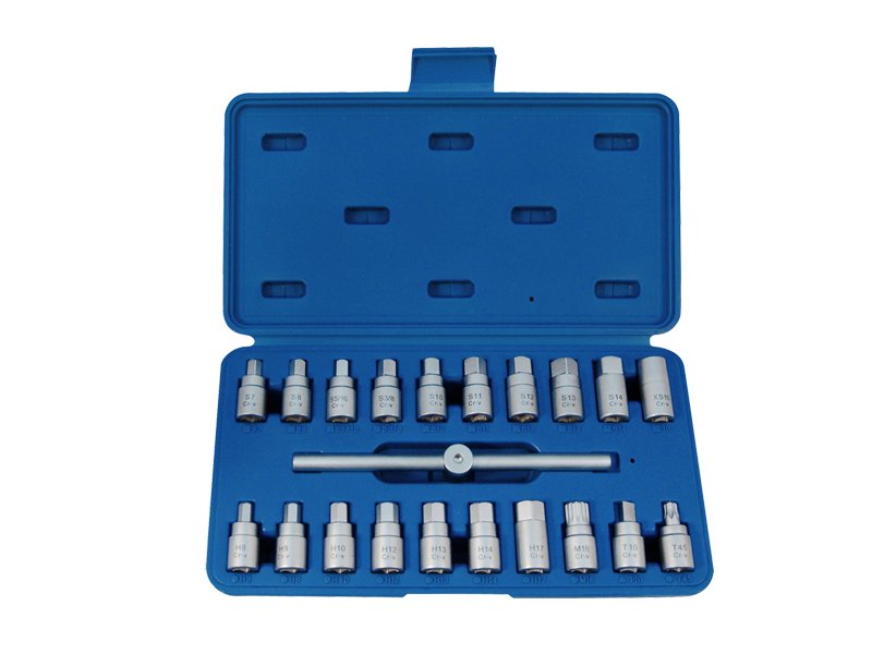 KING TONY Набор для отворачивания сливных пробок 21 пр. | 9AR11