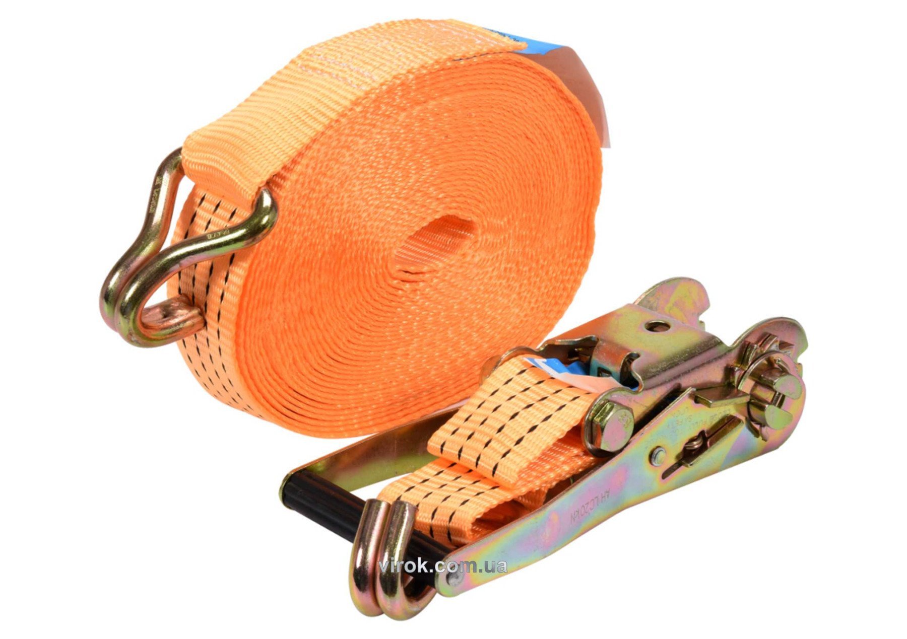 VOREL Пас для кріплення багажу з тріщаткою : сила натягу- 2000/4000 daN, 12 м х 50 мм, 2 шт.  | 8241