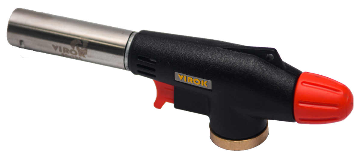 VIROK Пальник газовий з різьбовий (7/16) з'єднанням. Piezo,  | 44V194