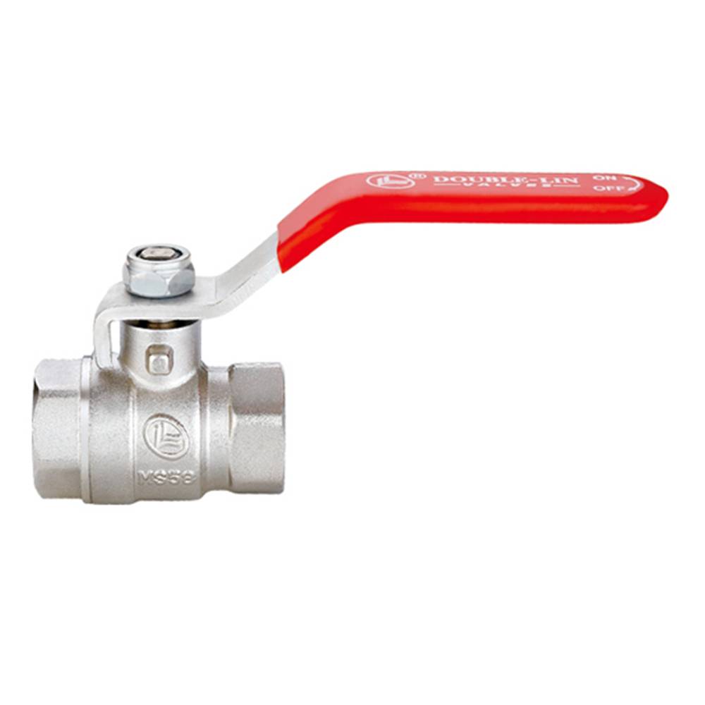 Кран латунний шаровий Base 3/4 різьба В/В ручка Double-lin | 78-064