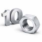 Гайка DIN 934 M5 10 цинк