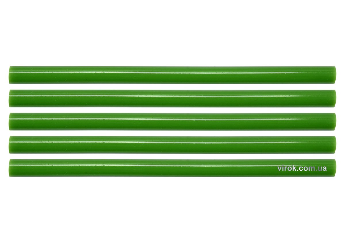 YATO Стержні клейові Ø=11,2 х 200 мм, зелені .уп. 5 шт.