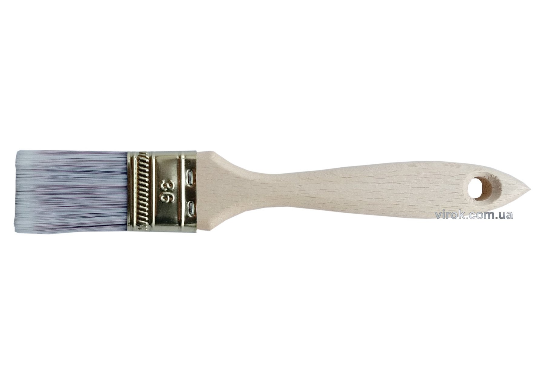 VIROK Пензель малярний плоский воскований, b= 36 мм SUPER PROFI , три види щетини | 19V536