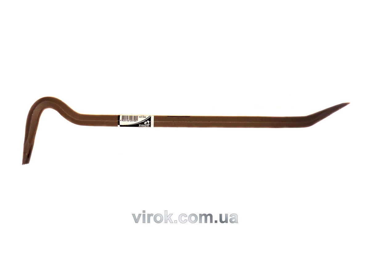 VIROK Лом - цвяходер 550 мм. шестигранний, слюсарний сталь 45 | 03V550