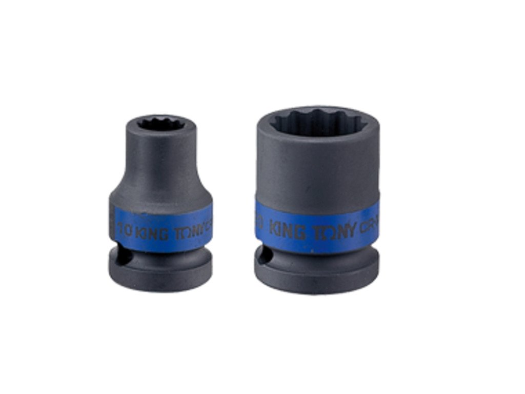 KING TONY Головка ударная 1/2" 12-гр. 8 мм. | 453008M