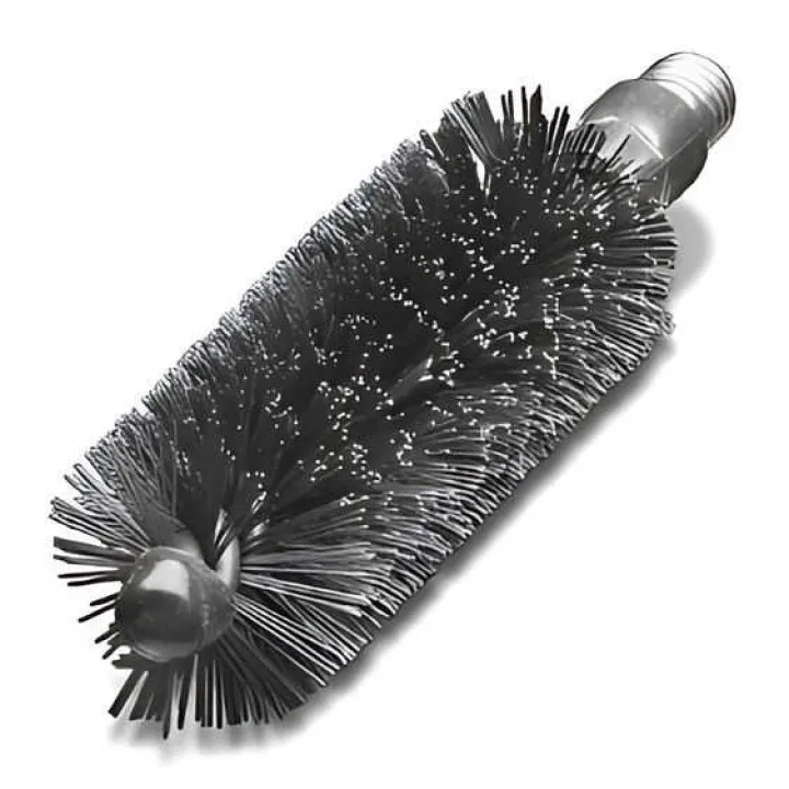 Щетка ерш 101х100х160 мм с внешней резьбой W1 / 2, стальная проволока, двойная спираль LESSMANN