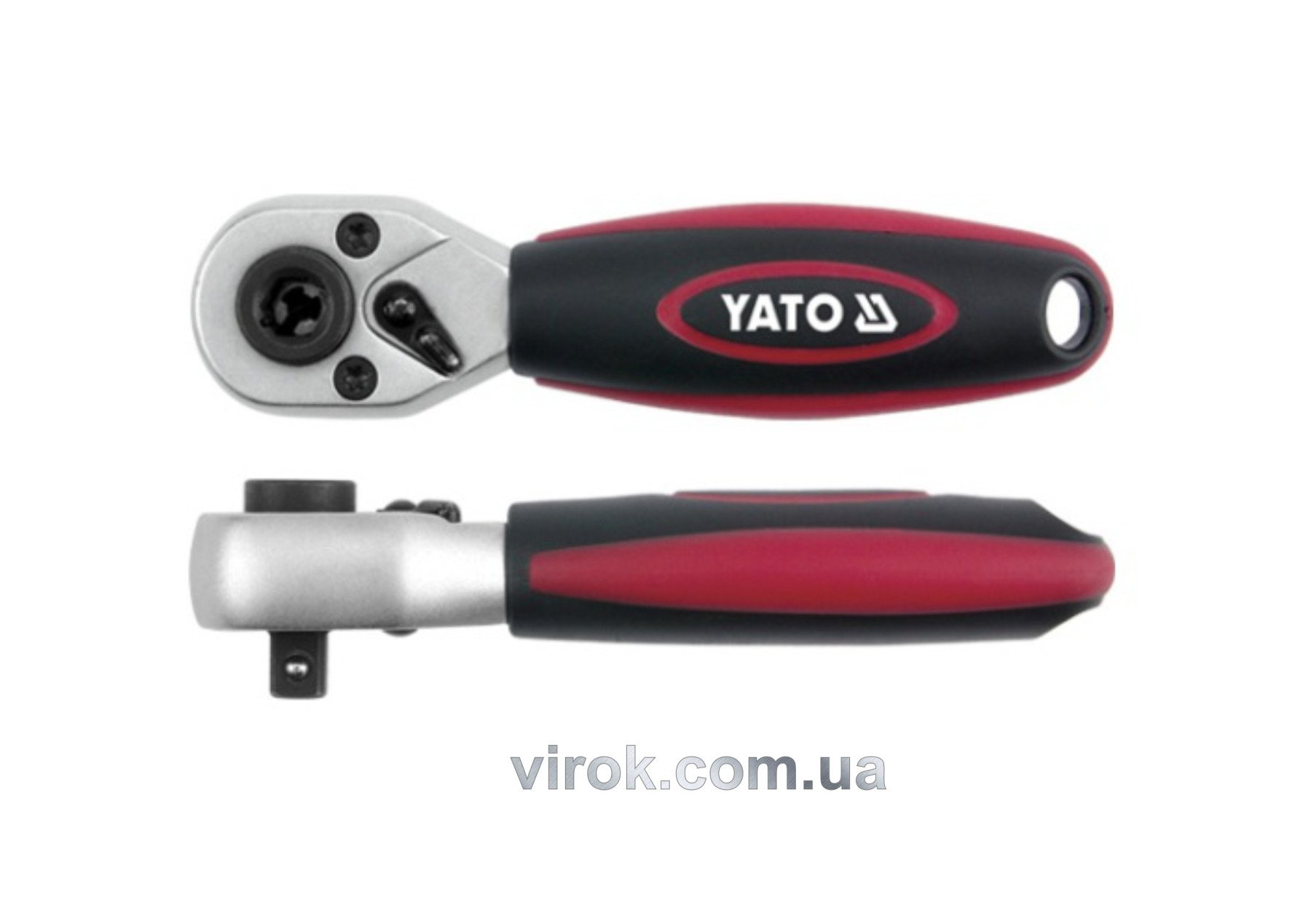 YATO Тріщатка YATO : квадрат 1/4", L= 136 мм, 72T  | YT-0331