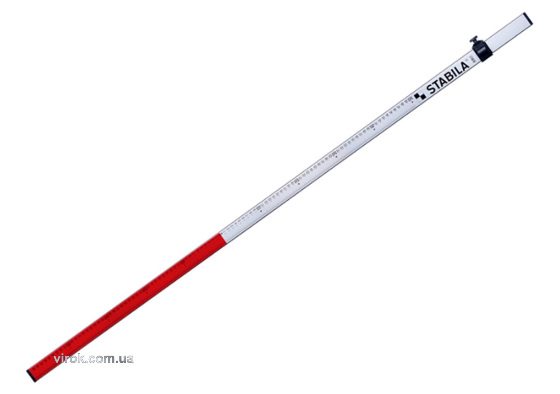 STABILA Рейка нівелірна телескопічна NL 07468 : 0.8-2.4 м для оптичних, лазерних рівнів | 07468