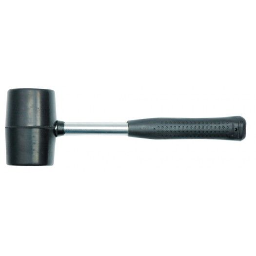 VOREL Молоток гумовий з металевою ручкою, Ø=56 мм, m=700 г  | 33657
