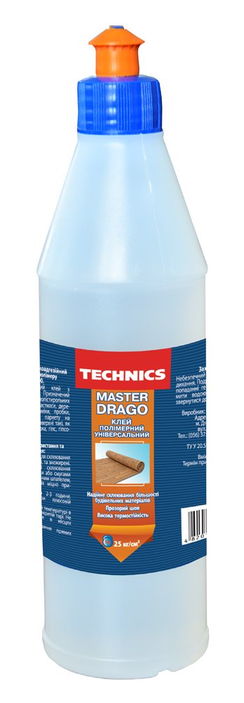 12-298 Клей полімерний універсальний Master Drago, 400 мл | Technics