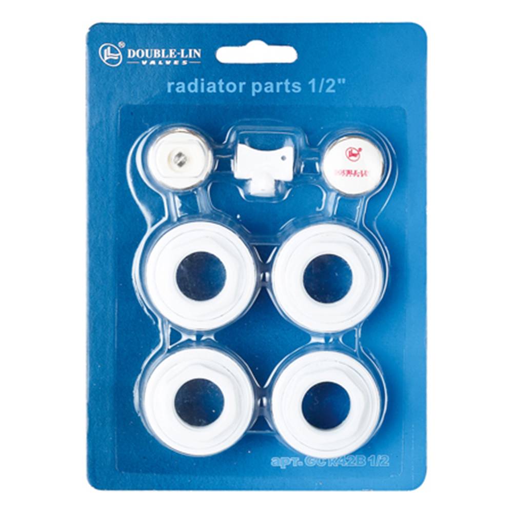 Комплект футорок для підключення радіатора (7 од) 3/4 Double-lin | 78-137