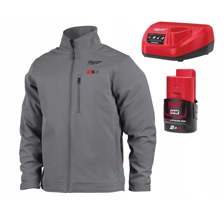MILWAUKEE Куртка с подогревом размер "M"M12HJGREY5-201 + з/у +аккумулятор | 4932492953