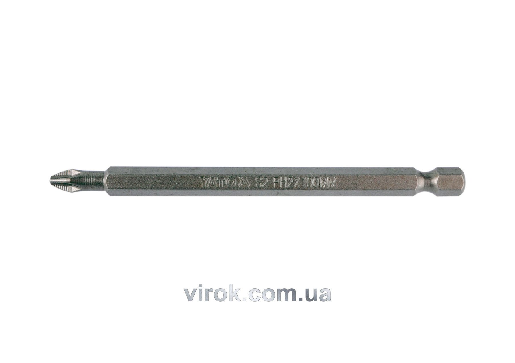 YATO Насадка викруткова YATO : "Philips" РН2 х 100 мм.  | YT-0485