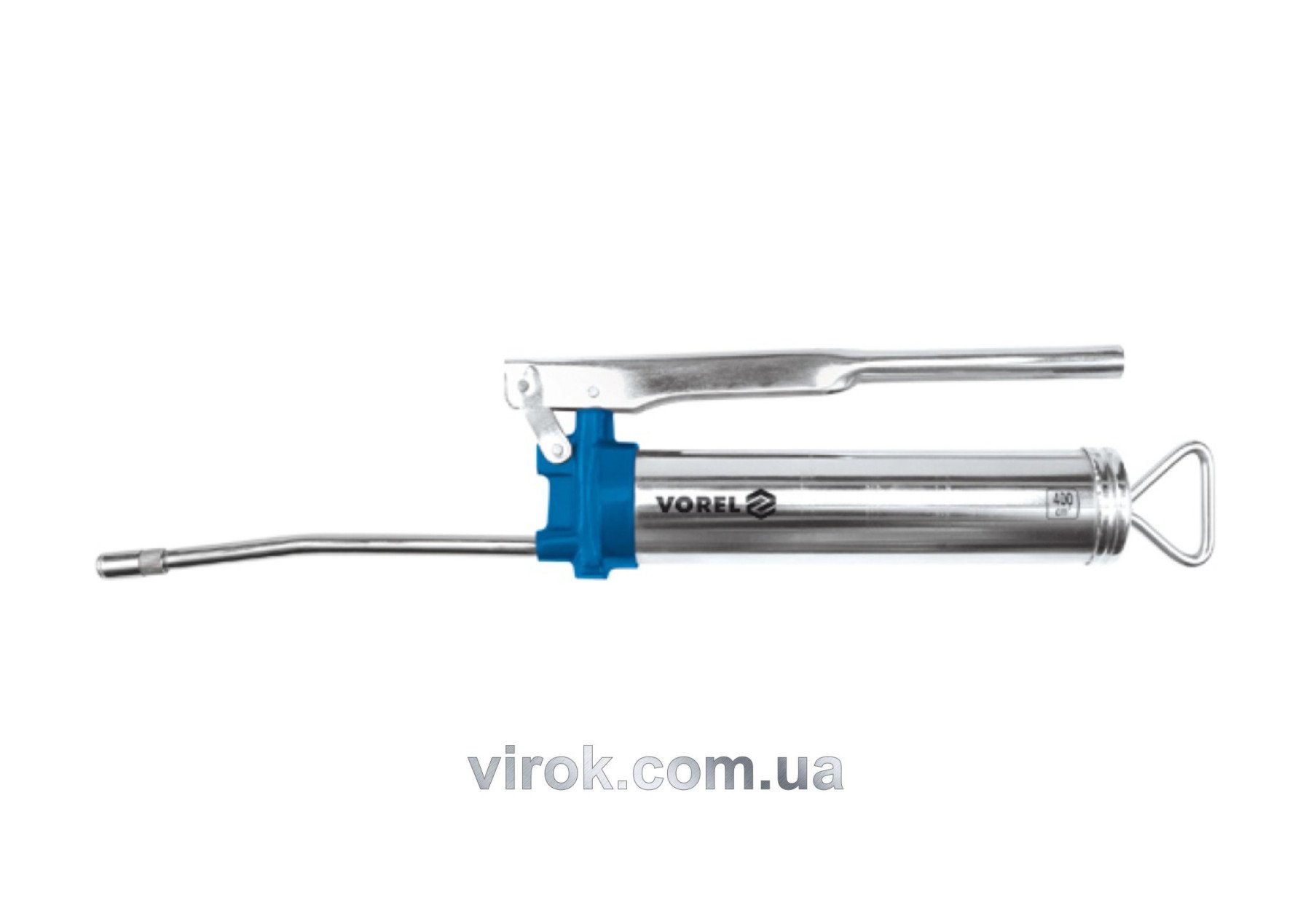 VOREL Шприц мастильний , V= 400 см³. з твердим наконечником  | 78046