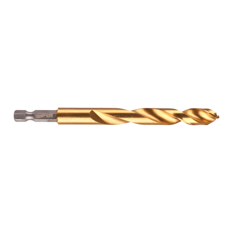 MILWAUKEE Сверло по металлу RedHEX HSS-G TiN 10,2 мм (1 шт) | 4932471090