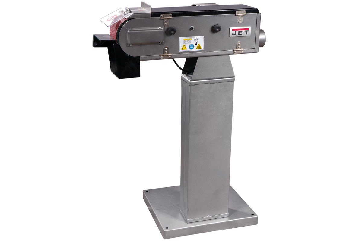 Шліфувальний стрічковий верстат по металу JET JBSM-100T : 400В, 1,5 кВт, шліф. стріч- 100 х 1220 мм