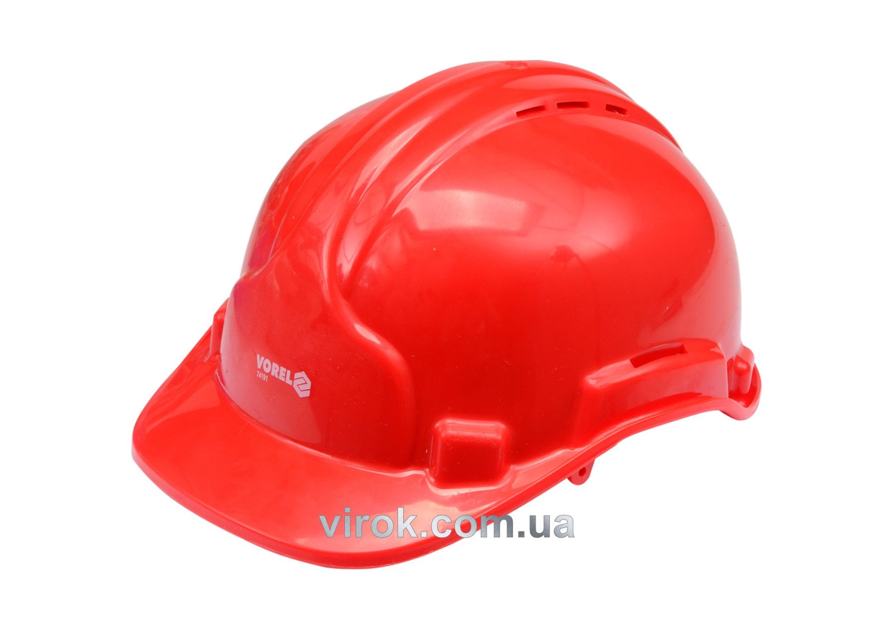 VOREL Каска для захисту голови червона(DW) | 74191