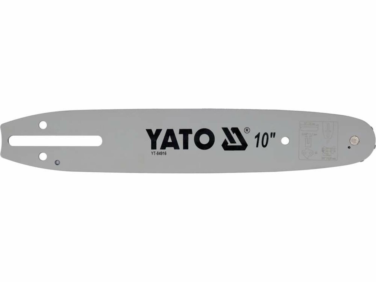 YATO Шина напрямна ланцюгової пили YATO l= 10"/ 25 см (40 ланок) для ланцюгів YT-849472  | YT-84916