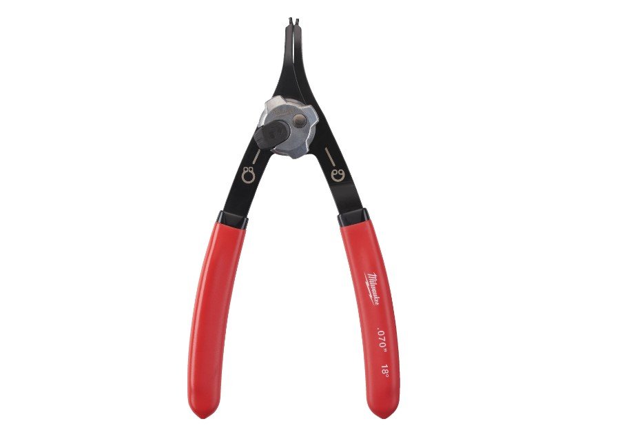 MILWAUKEE Знімач стопорних кілець 18°, 1,8мм, (стискання/розжим) | 4932492493