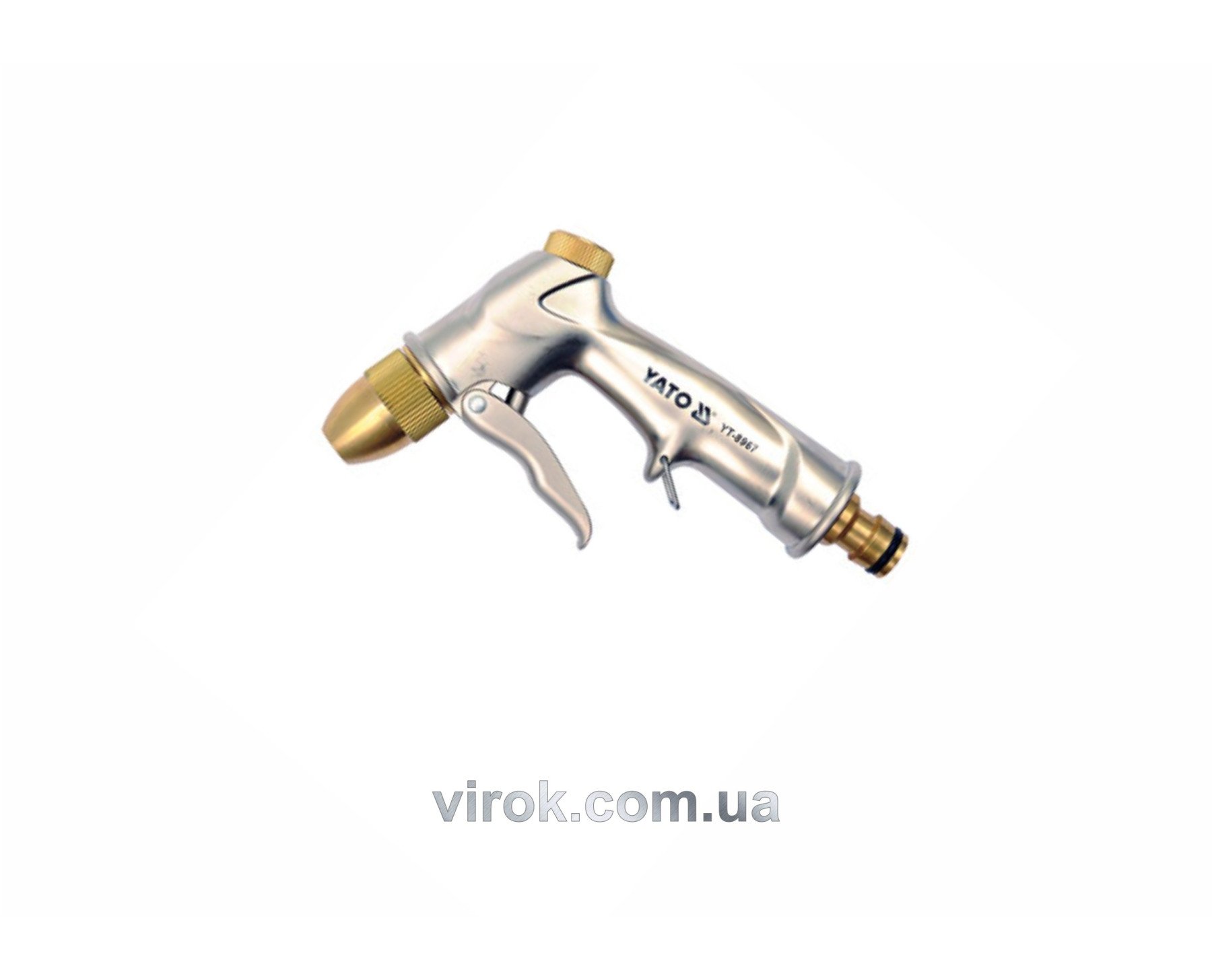 YATO Зрошувач-пістолет 2-режимний YATO до шлангу 1/2", латунь  | YT-8967