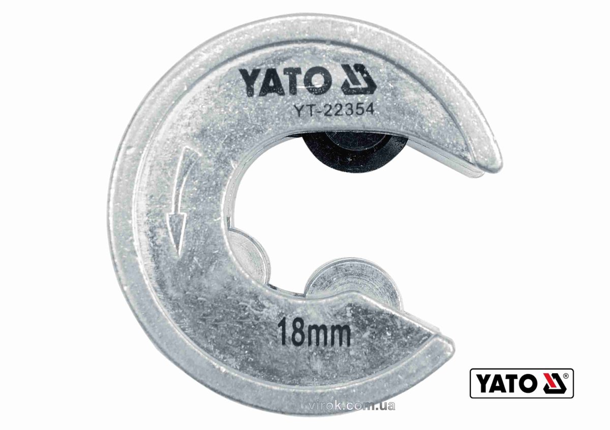 YATO Труборіз для труб : Ø= 18 мм, габарит Ø= 59 мм, алюміній /мідь /пластик. [10/50]
