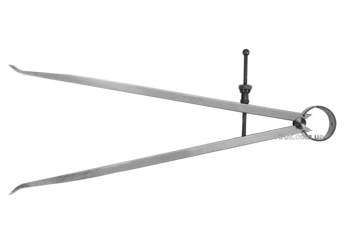 YATO Кронциркуль для внутрішніх вимірів : l= 250 мм, з гвинтовим фіксатором і на пружині