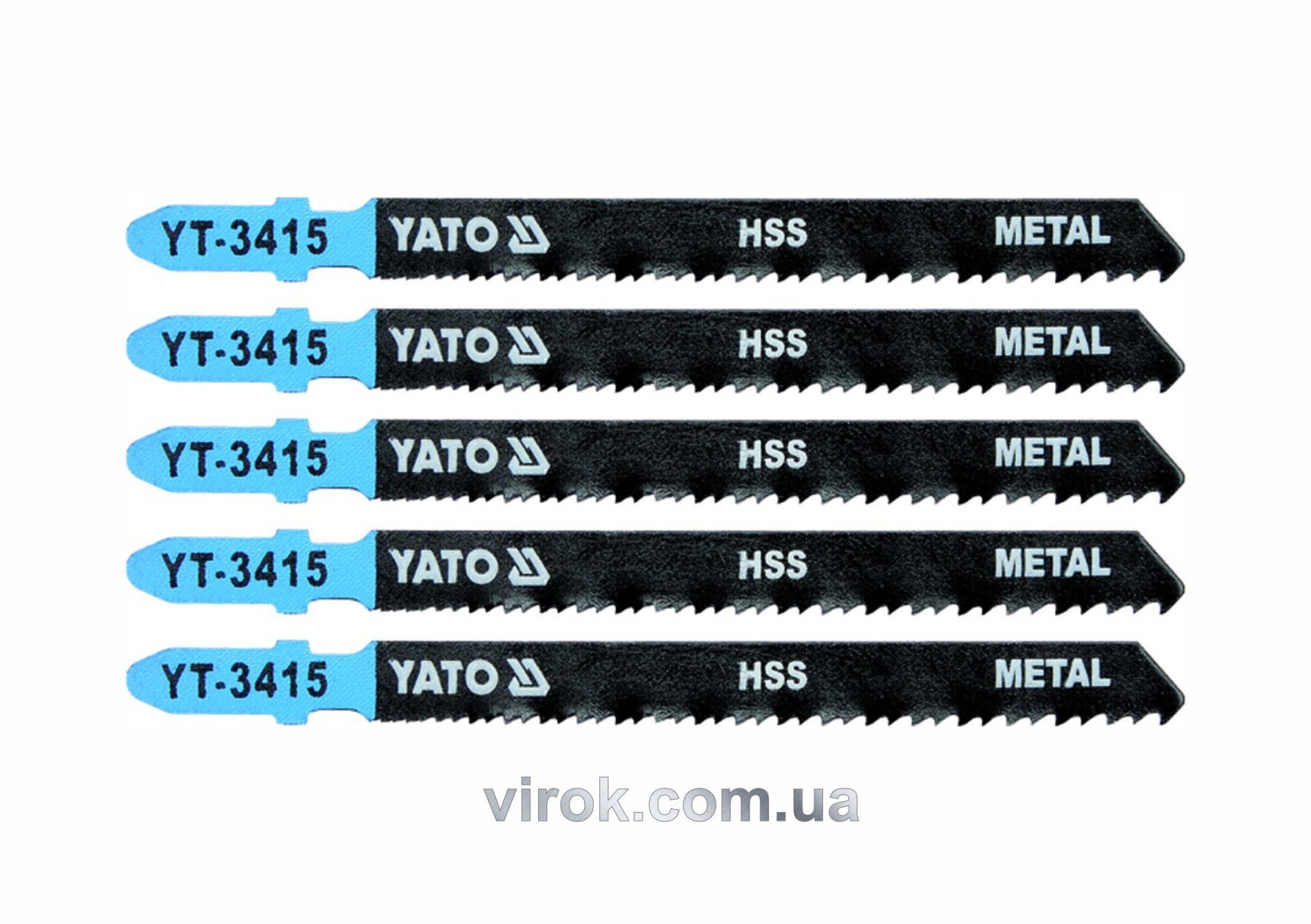 YATO Полотно для електролобзика(метал) YATO : 24-10TPI, L= 100 мм, Уп. 5 Шт.  | YT-3415
