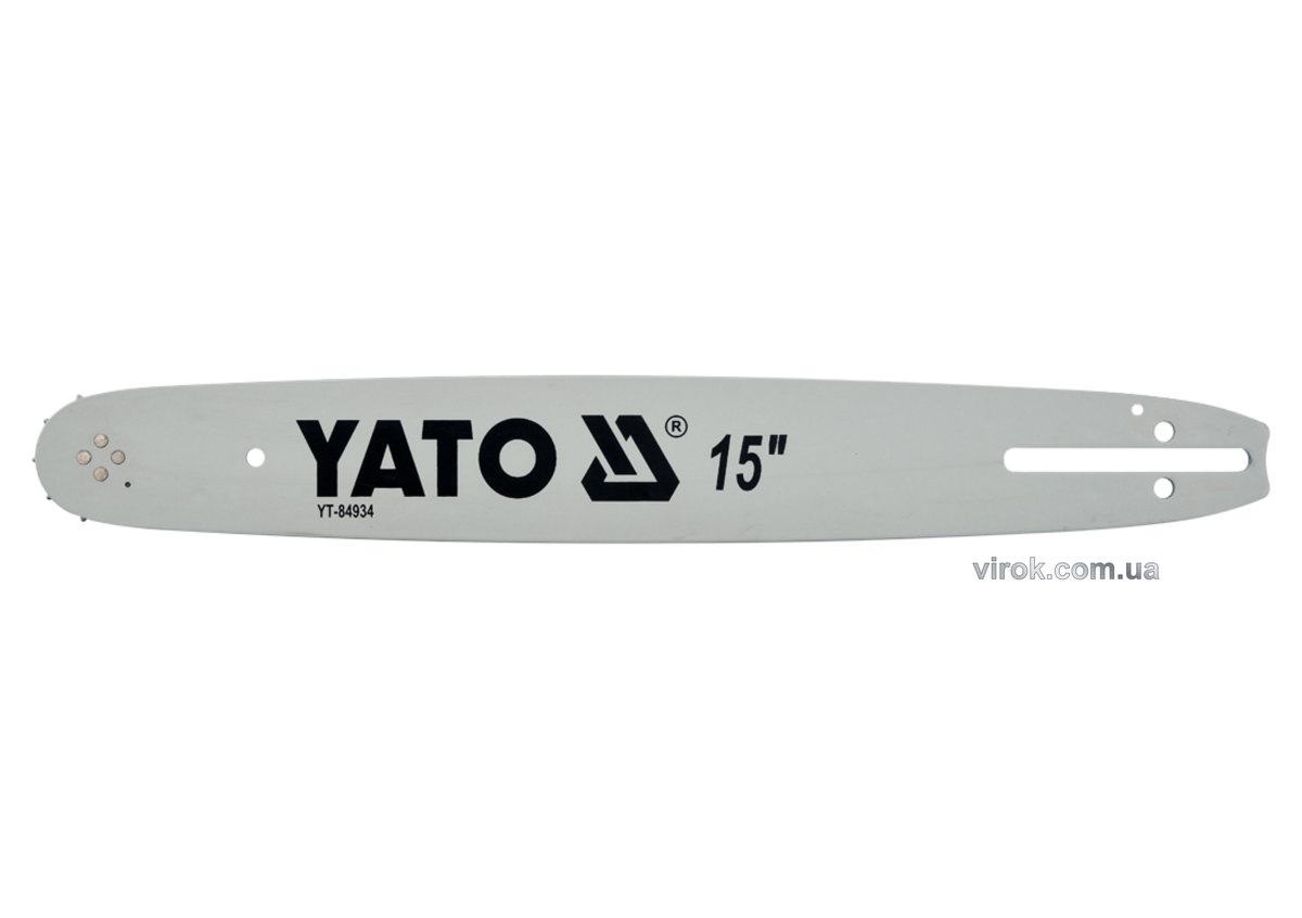 YATO Шина напрямна ланц. пили l= 15"/38 см (64 ла), шир. пазу- 1,5мм для ланцюгів YT-84941, YT-84963
