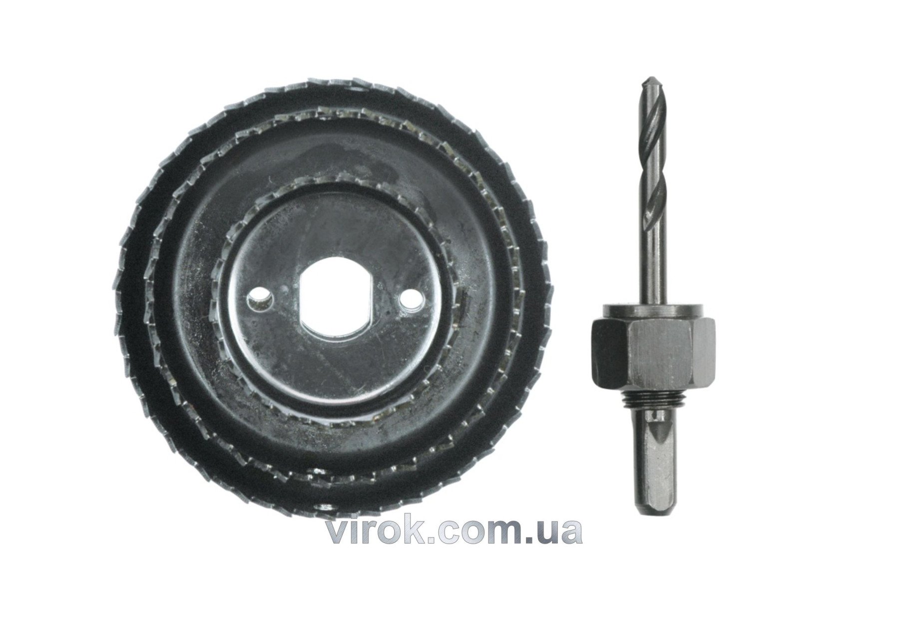 VOREL Пили кільцеві по дереву + свердло Набір 4шт. Ø-51,76,89мм,h= 21мм (хвостовик Ø-6 мм)  | 22565