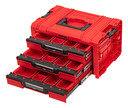 QBRICK SYSTEM Ящик для інструментів PRO Drawer 3 Toolbox 2.0 Expert RED Ultra HD Custom