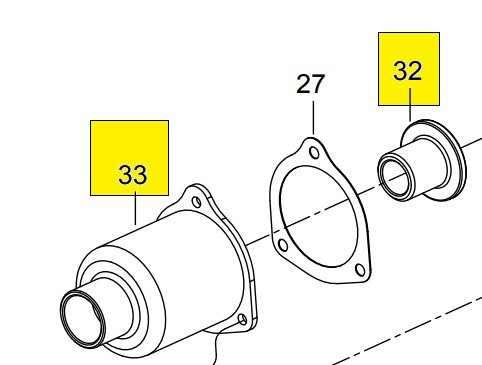 KING TONY Корпус ударного механизма в сборе (сост.32,33) для 33411-020 | 33411-CTK4