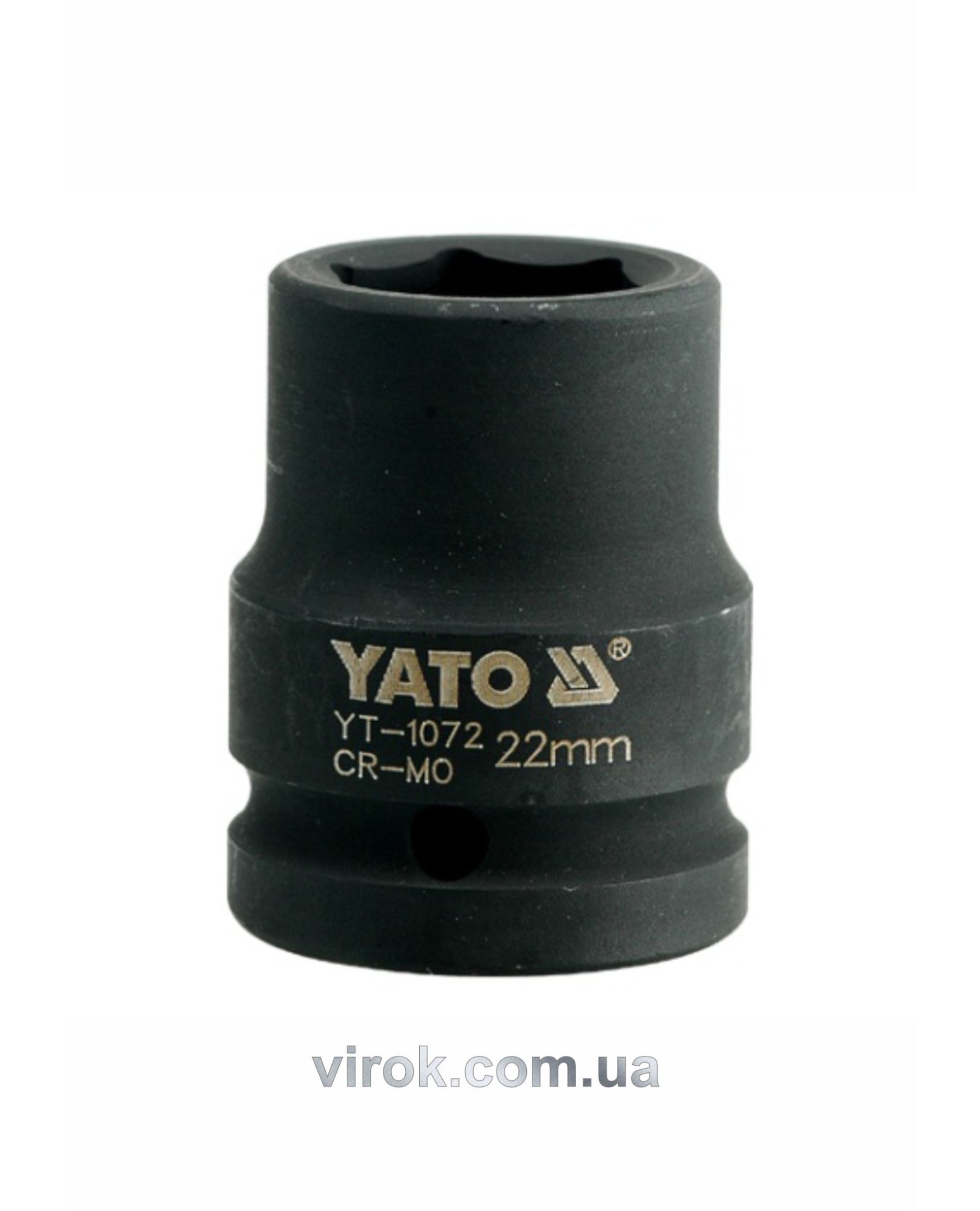 YATO Головка торцева ударна 6-гранна YATO : квадрат 3/4", М= 22 мм, L= 50 мм  | YT-1072