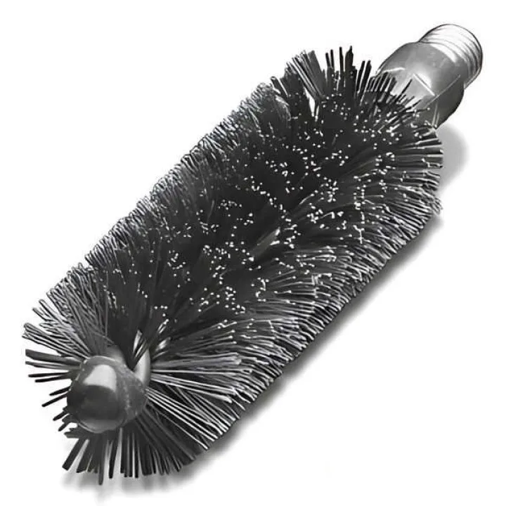 Щетка ерш 35х100х160 мм. с наружной резьбой W1/2. стальная проволока. двойная спираль LESSMANN