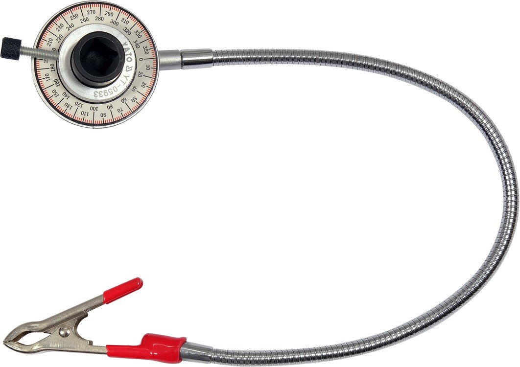 YATO Кутомір для докручування болтів YATO до динамометр ключа з квадр 1/2", шкала 0-360°, тримач-50с