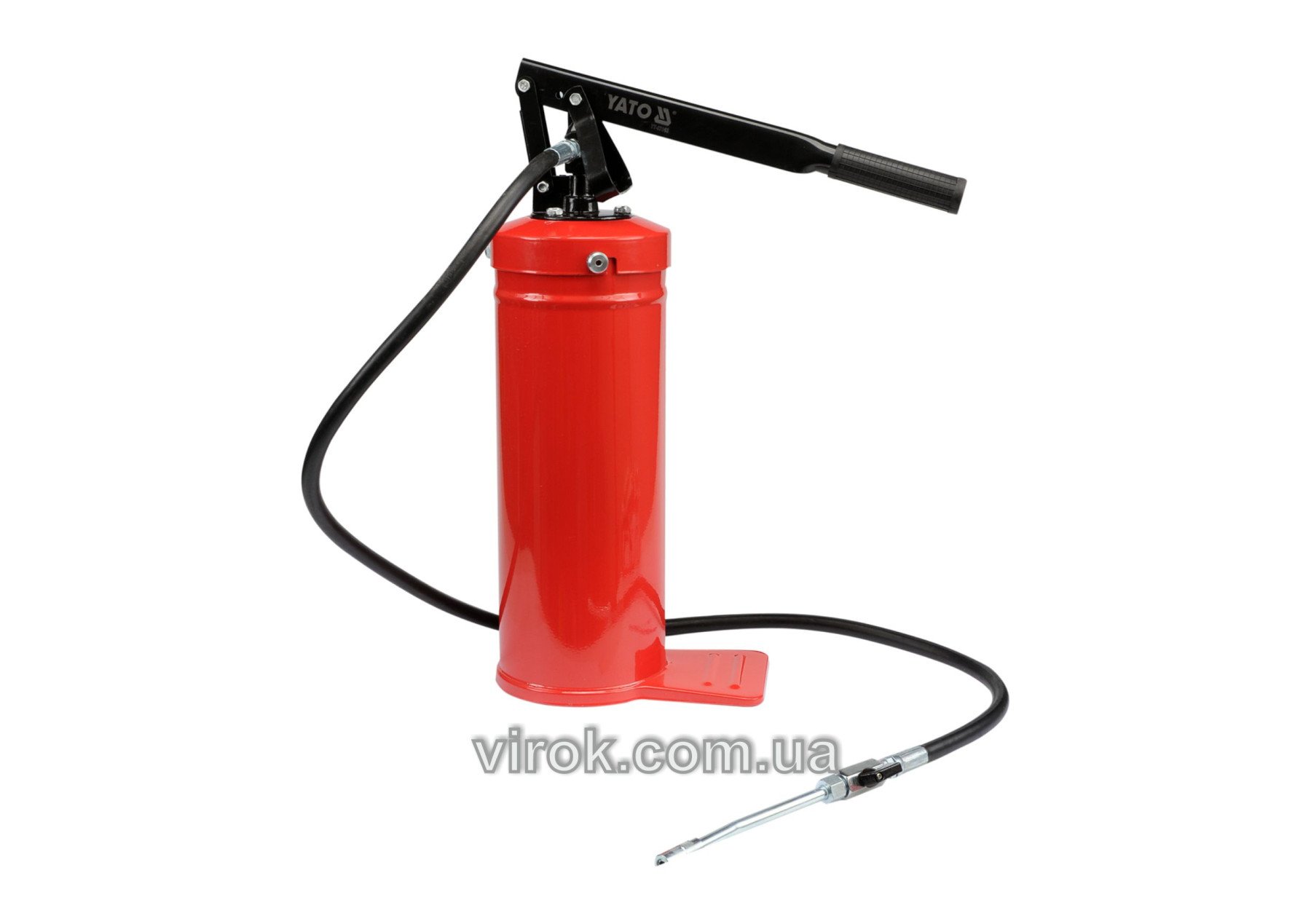 YATO Помпа мастильна YATO : місткість- 8 кг, сопло зі шлангом l= 1.5 м, макс. P= 13.8 МПа  | YT-0706