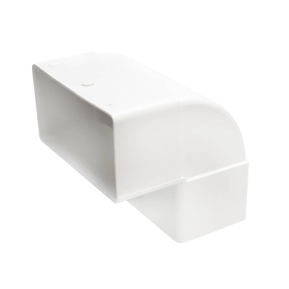 Коліно вертикальне 90° для плоских каналів, 60х204 мм Air | 61-592-1