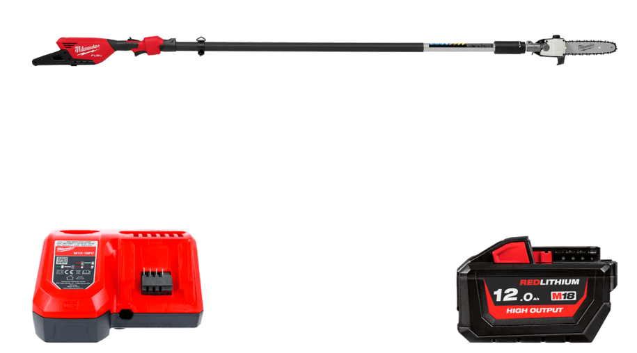 MILWAUKEE Висоторіз телескопичний акумуляторний, M18 FTPS30-121 (+заряд.пр., 1 акум.Х 12Аг)