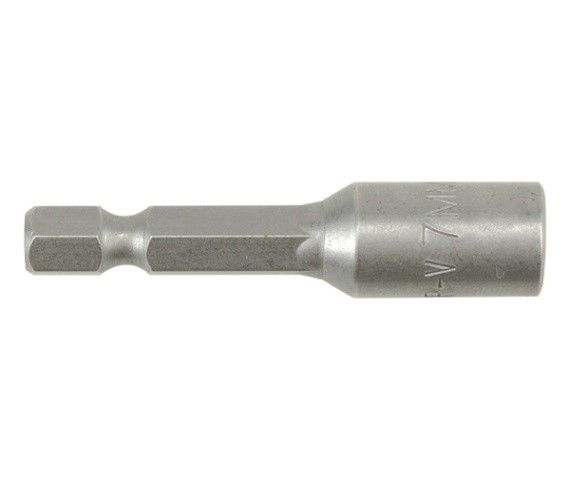 YATO Насадка торцева магнітна 6-гранна YATO : HEX M7 x 48 мм, HEX Ø= 1/4"  | YT-1512