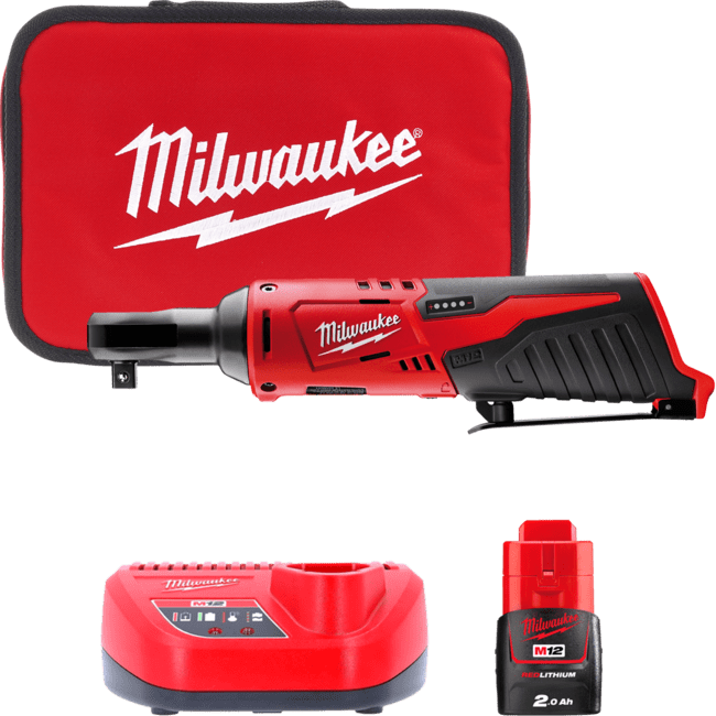 MILWAUKEE Гайкокрут кутовий акумуляторний 3/8" , M12 IR-201B, 47Нм,  | 4933441720