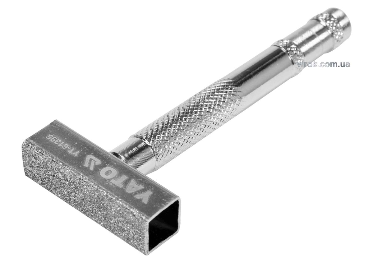 YATO Брусок алмазний для вирівнювання абразивних дисків YATO: 45.5 х 13 мм, металева ручка  | YT-613