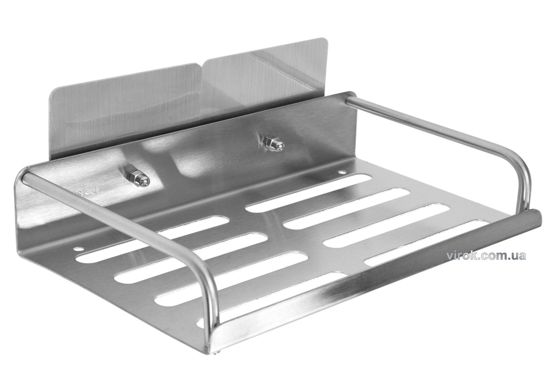 FALA Полка для санвузлів приклейовальна на 2-сторонньому скотчі 3М; 200х40х115 мм  | 69377