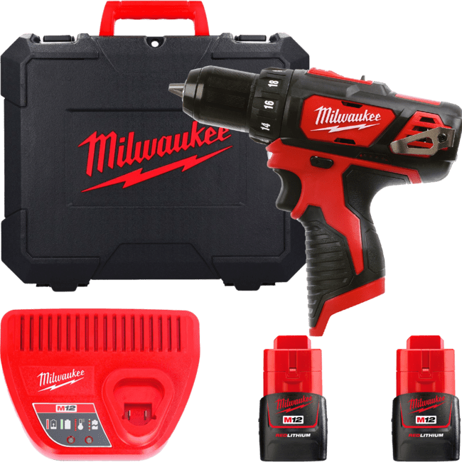 MILWAUKEE Дрель-шуруповерт M12 BDD-152С крутящий момент 30 Нм 4933451460 | 4933451460