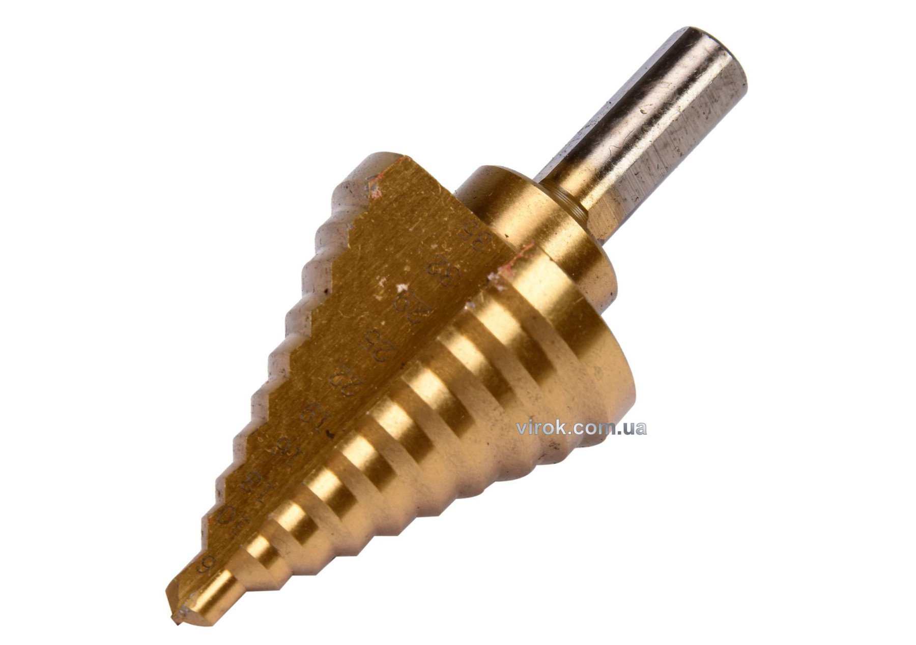 YATO Свердло конічне ступінчасте титанове по металу YATO : Ø= 6-35 мм, HSS 4241, L= 75/45 мм  | YT-4