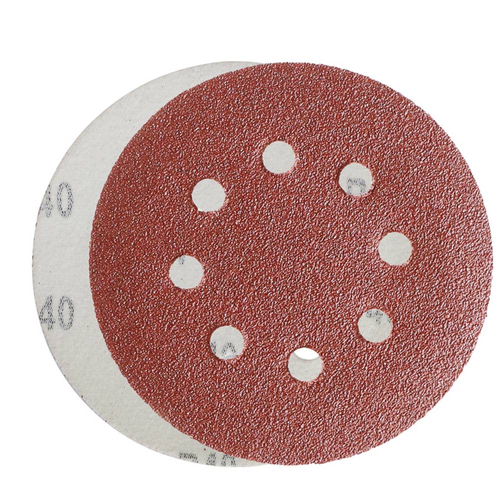 Коло абразивне з отворами, 125 мм, 5 шт, № 60. Spitce | 18-452