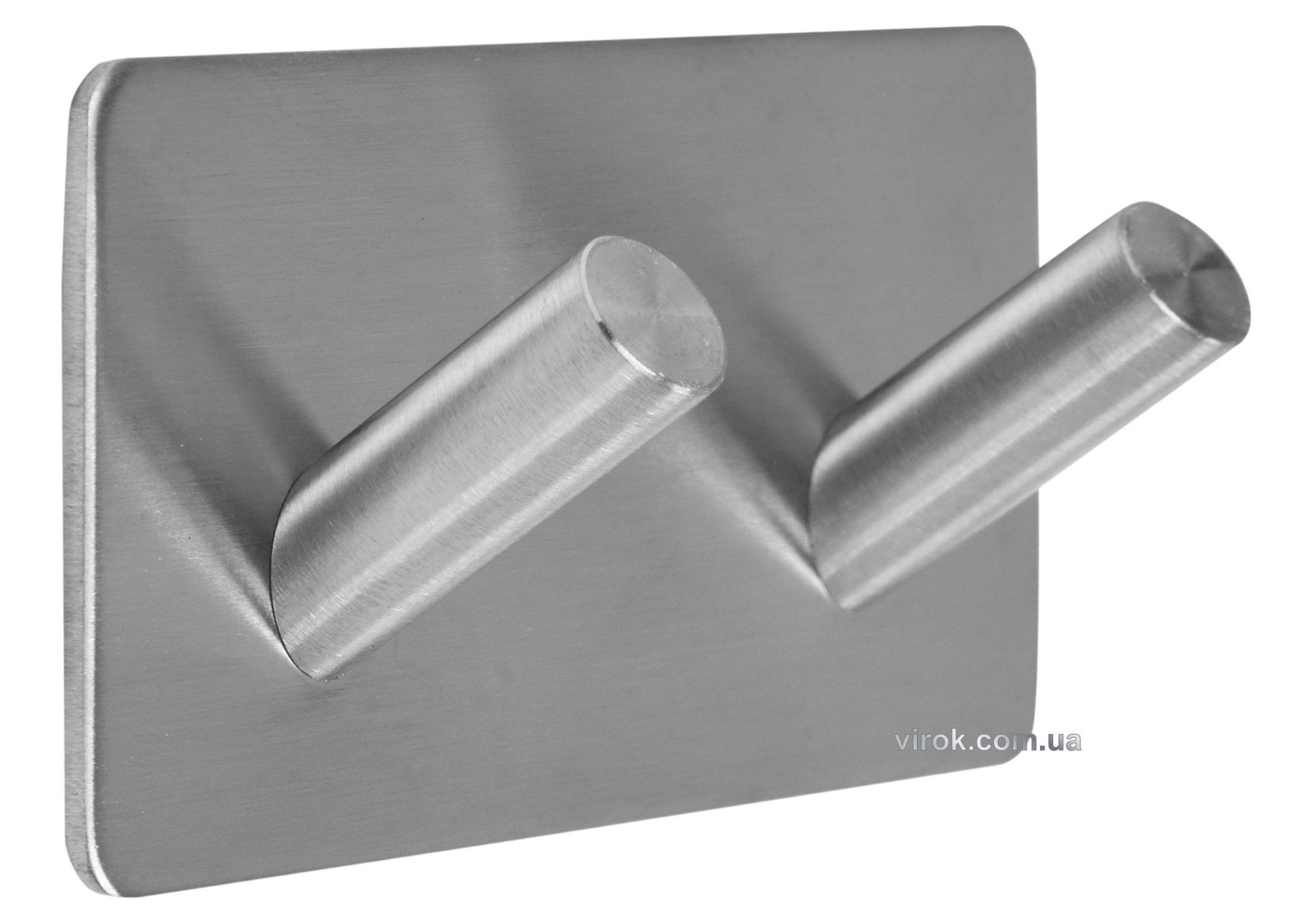 FALA Гачок подвійний, косий для санвузлів приклейовальний на 2-сторонньому скотчі 3М; 45х90х25 мм | 