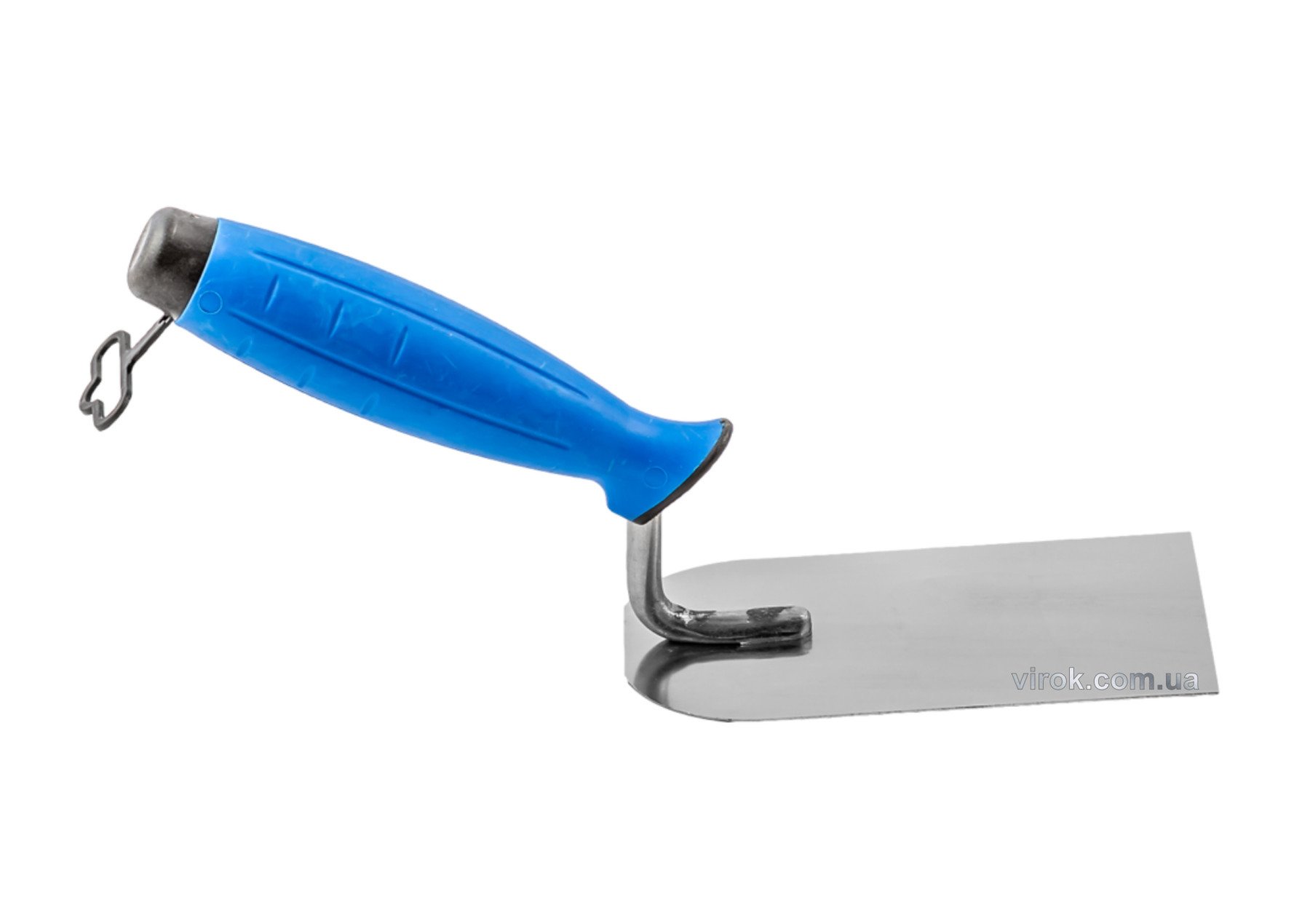 VIROK Кельма штукатурна з нержавійки PROFI , двокомпонентна ручка, 30 мм | 14V303