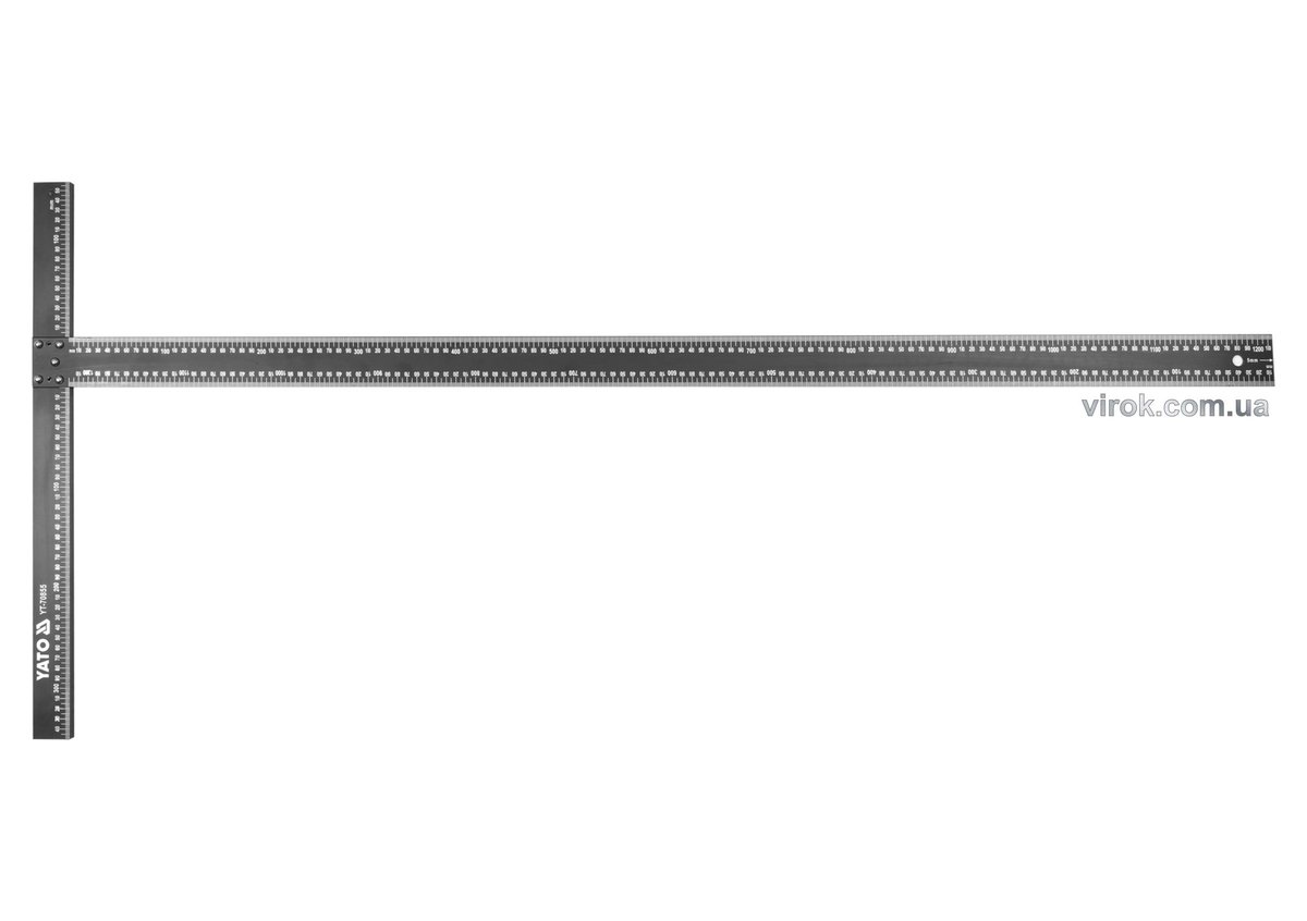 YATO Кутник алюмінієвий Т-подібний YATO : 50 х 122 см, для розкрою г/к плит  | YT-70855