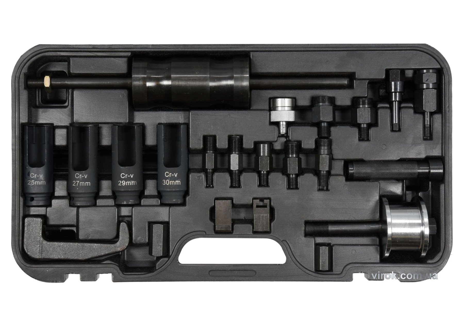 YATO Знімачі форсунок, інжекторів YATO ударні, з насадками, сумісні з BOSCH,DELPHI,DENSO,SIEMENS, 22